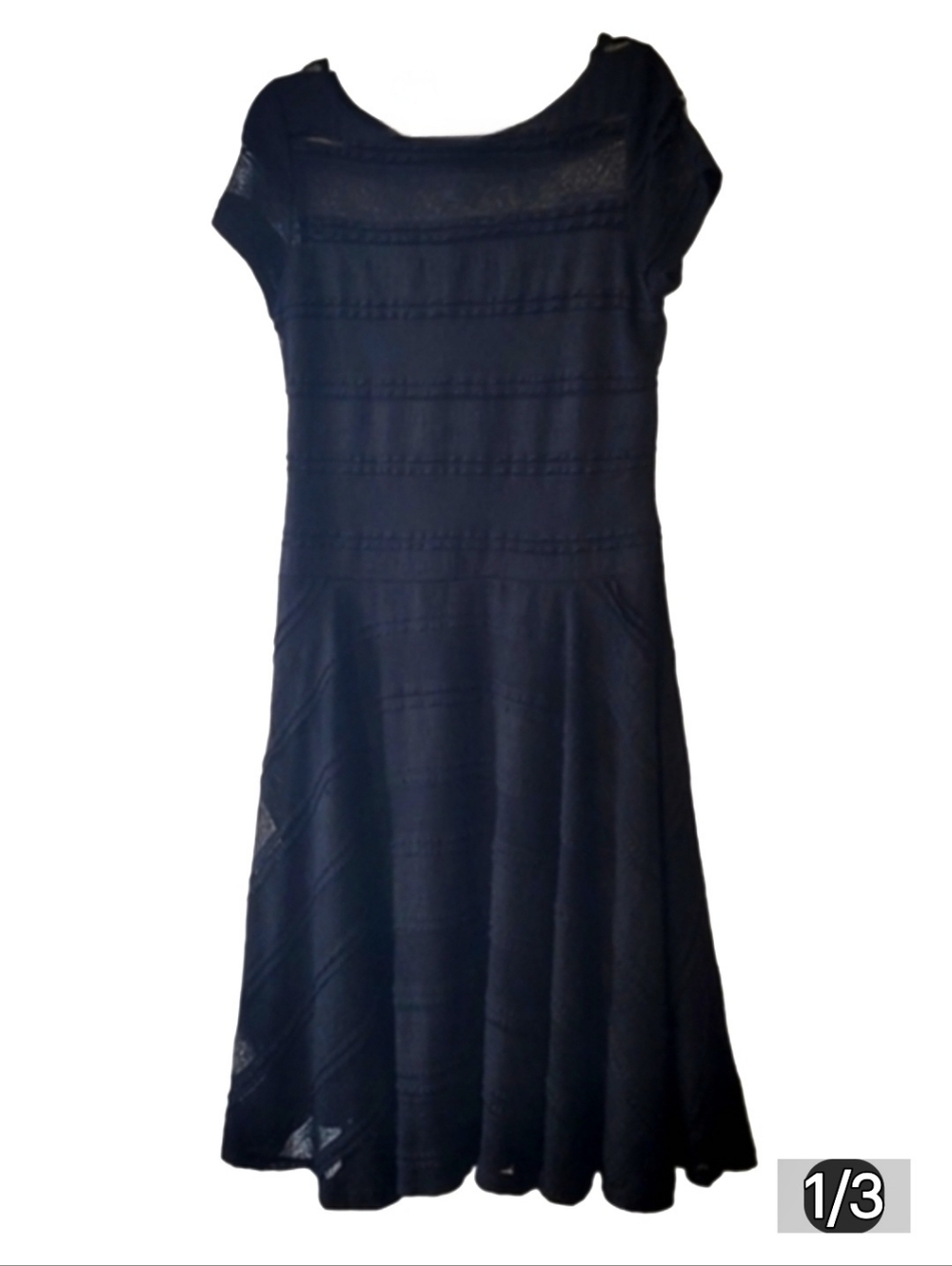 Midnight Summer Black Midi Lace Dress